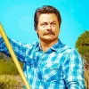 Ron Swanson Diamond Painting