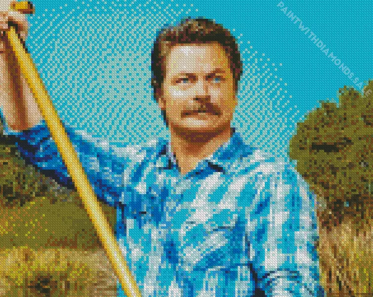 Ron Swanson Diamond Paintings Ron Swanson Diamond Painting