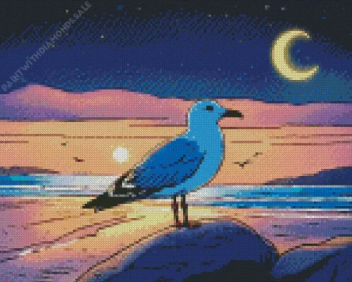 Seagull Art Diamond Painting