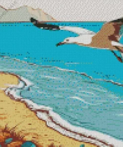 Seagull Flying Art Diamond Painting