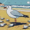 Seagulls Diamond Painting