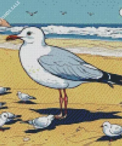 Seagulls Diamond Painting