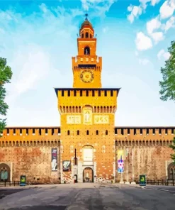 Sforzesco Castle Diamond Painting