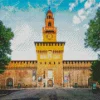 Sforzesco Castle Diamond Painting