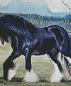 Shire Horse Art Diamond Painting