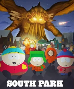 South Park Cartoon Poster Diamond Painting