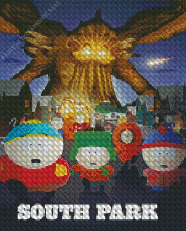 South Park cartoon poster Diamond Paintings South Park Cartoon Poster Diamond Painting