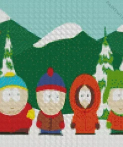 South Park Characters Diamond Painting