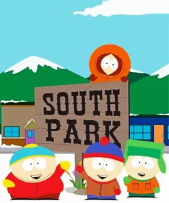 South Park Poster Diamond Painting