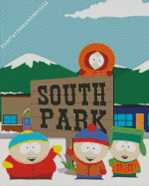 South Park Poster Diamond Painting