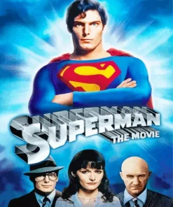 Superman Movie Poster Diamond Painting