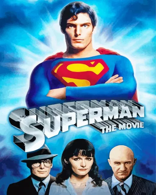 Superman movie poster Diamond Paints Superman Movie Poster Diamond Painting