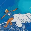 Surfing Diamond Painting