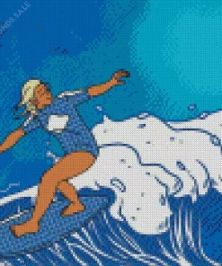 Surfing Diamond Painting