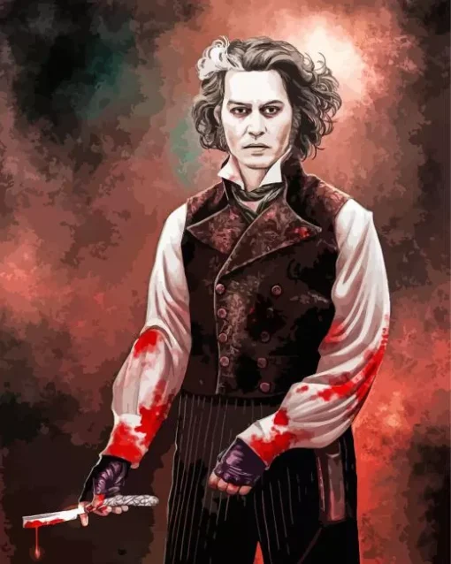 Sweeney Todd Art Diamond Painting