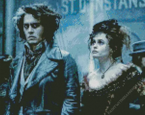 Sweeney Todd Characters Diamond Painting