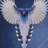 Taiwan Blue Magpie Bird Flying Diamond Painting