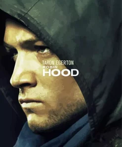 Taron Egerton Robin Hood Poster Diamond Painting