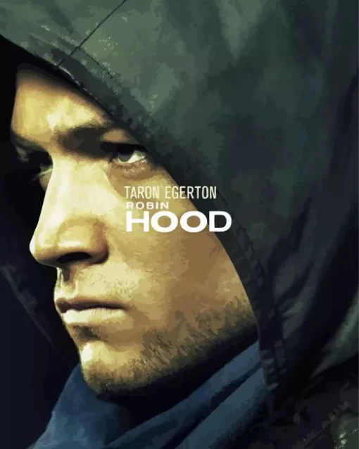 Taron Egerton Robin Hood Poster Diamond Painting