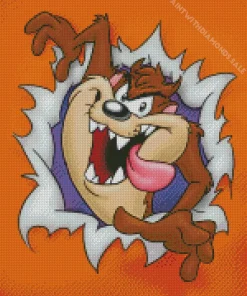 Tasmanian Devil Character Diamond Painting