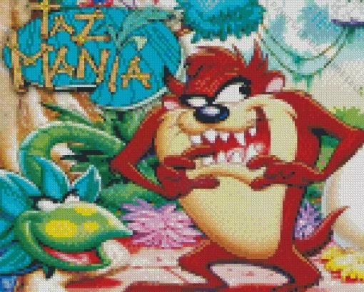 Tazmania Animation Diamond Painting