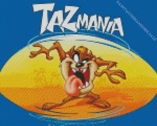 Tazmanian Devil Diamond Painting