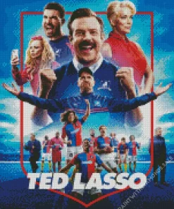 Ted Lasso Serie Poster Diamond Painting