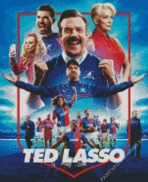 Ted Lasso Serie Poster Diamond Painting