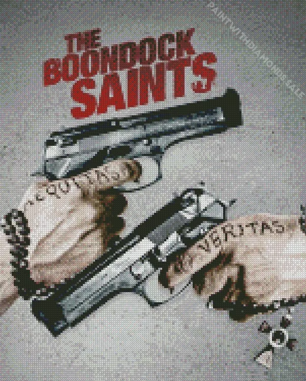 The Boondock Saints poster Diamond Dotz The Boondock Saints Poster Diamond Painting