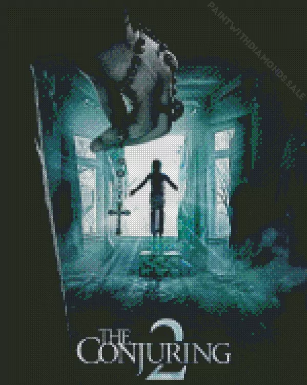 The Conjuring movie poster Diamond Dotz The Conjuring Movie Poster Diamond Painting