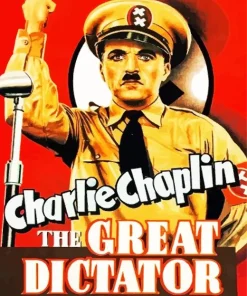 The Great Dictator Charlie Chaplin Diamond Painting