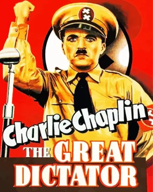 The Great Dictator Charlie Chaplin Diamond Painting