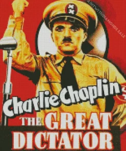 The Great Dictator Charlie Chaplin Diamond Painting