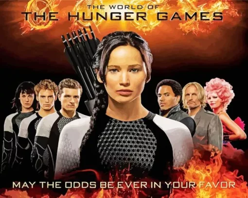 The Hunger Games Poster Art Diamond Painting