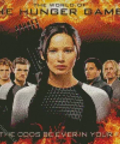 The Hunger Games Poster Art Diamond Painting