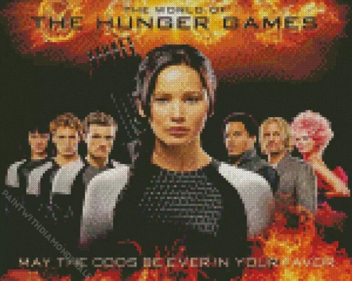 The Hunger Games Poster Art Diamond Painting