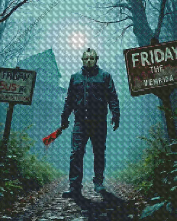 The Jason Voorhees Diamond Dotz The Jason Voorhees Diamond Painting