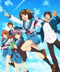 The Melancholy Of Haruhi Suzumiya Anime Diamond Painting