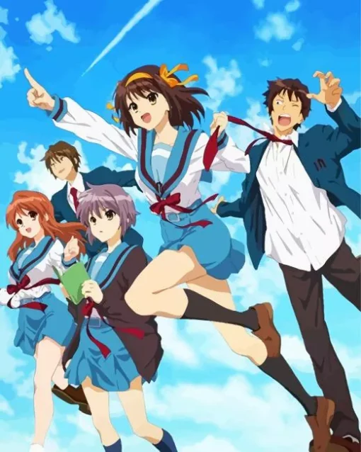 The Melancholy Of Haruhi Suzumiya Anime Diamond Painting