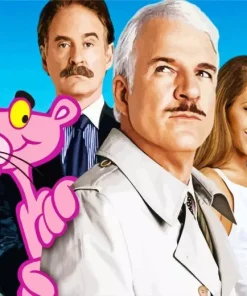 The Pink Panther Characters Diamond Painting