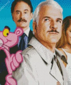 The Pink Panther Characters Diamond Painting