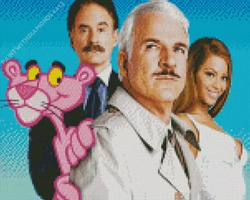 The Pink Panther Characters Diamond Painting