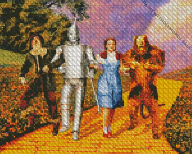 The Wizard of Oz characters Diamond Dotz The Wizard Of Oz Characters Diamond Painting