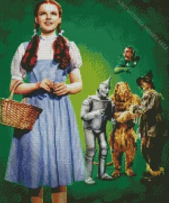 The Wizard Of Oz Movie Characters Diamond Painting