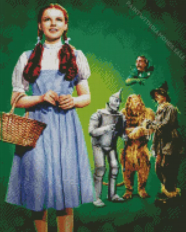 The Wizard of Oz movie characters Diamond Dotz The Wizard Of Oz Movie Characters Diamond Painting