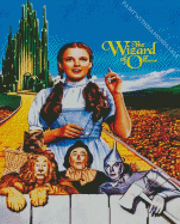The Wizard of Oz movie poster Art Diamond Dotz The Wizard Of Oz Movie Poster Art Diamond Painting