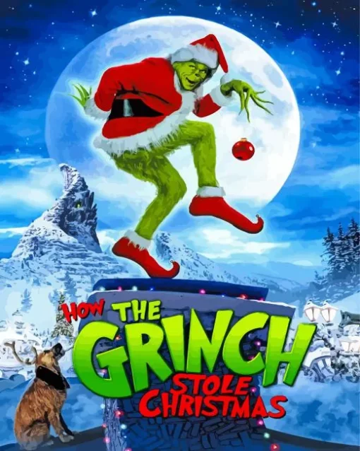 The Grinch Animated Movie Diamond Painting