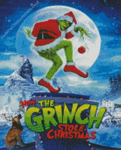 The Grinch Animated Movie Diamond Painting