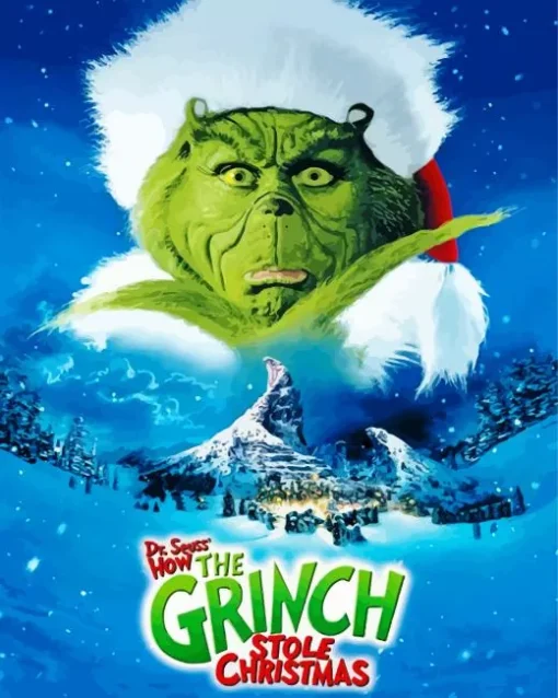 The Grinch Animation Poster Diamond Painting