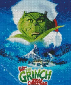 The Grinch Animation Poster Diamond Painting